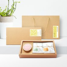 [香りのある仕事]山は乾燥していないX水の最初の包括的なティーバッグ+精油キャンドルギフトボックス