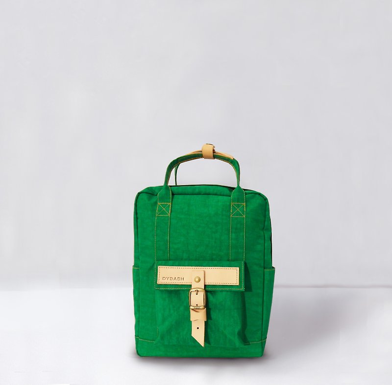 【 ZeZe Bag Small】DYDASH x 3way hand bag/shoulder bag/backpack/(Small Lake Green) - Backpacks - Genuine Leather 