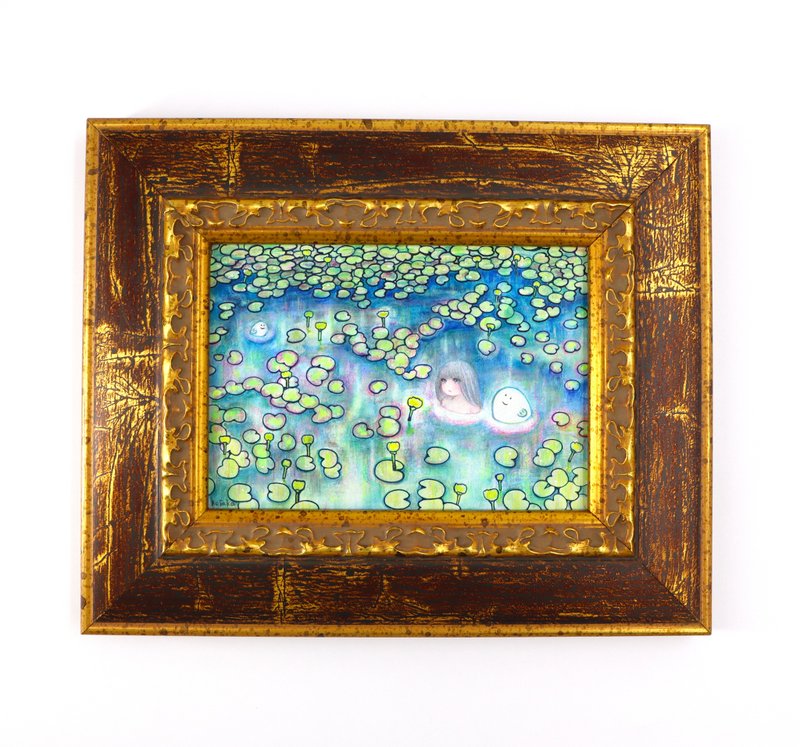原画 / 沼の生活 - 海報/掛畫/掛布 - 其他材質 金色
