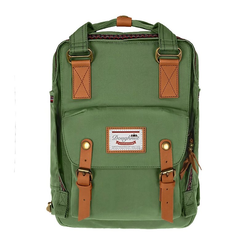 Doughnut Waterproof Macaron Backpack - Olive Green - Backpacks - Other Man-Made Fibers Green