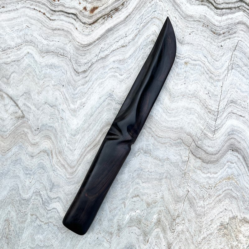 我販劍　妖刀　癮隱　藝術木刀　手工木劍　匕首　魔劍紙鎮 - 擺飾/家飾品 - 木頭 黑色