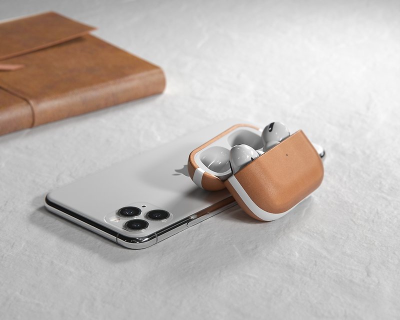 【US NOMAD】HORWEEN AirPods Pro Leather Protective Storage Case - Other - Genuine Leather 