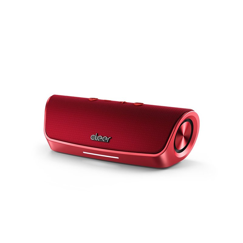 【Cleer】 SCENE Wireless Bluetooth Speaker-Charming Red - ลำโพง - พลาสติก 