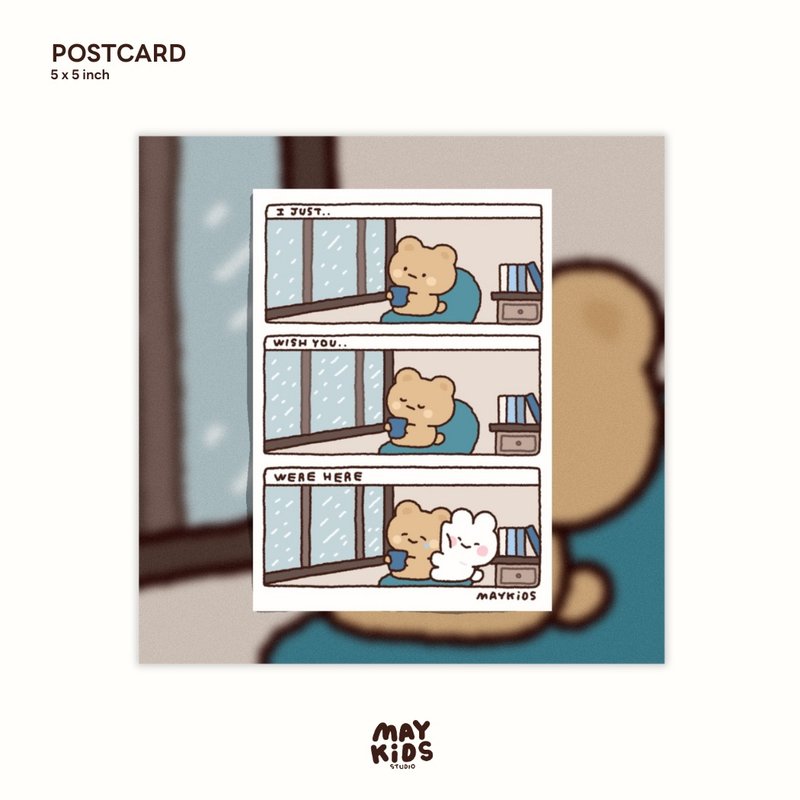 Postcard - 卡片/明信片 - 紙 藍色