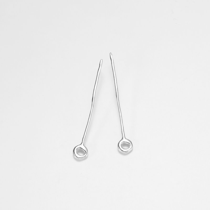 Childhood sterling silver handmade earrings - Earrings & Clip-ons - Sterling Silver Silver