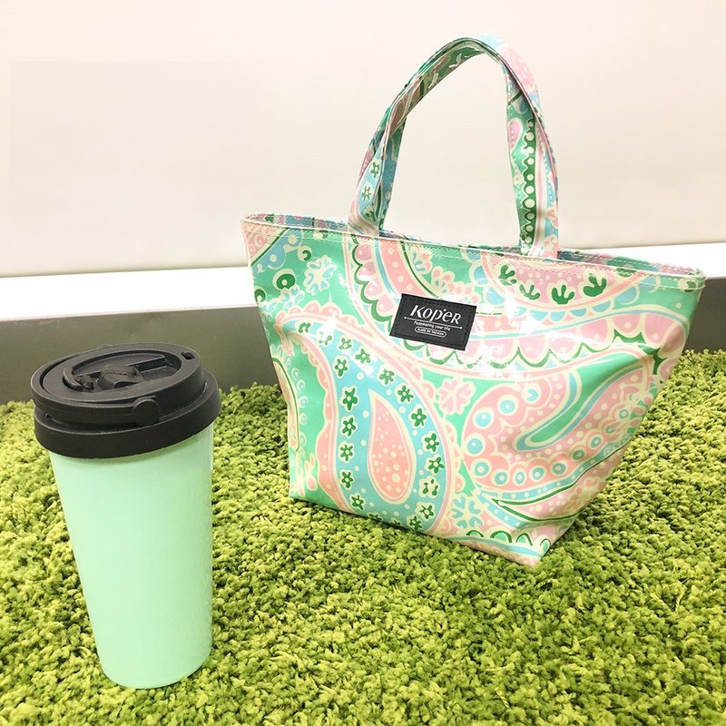 Summer Beach [Fun Fun] Alice Lightweight Bag Mini-Lake Green (Made in Taiwan) - กระเป๋าถือ - วัสดุกันนำ้ สีเขียว