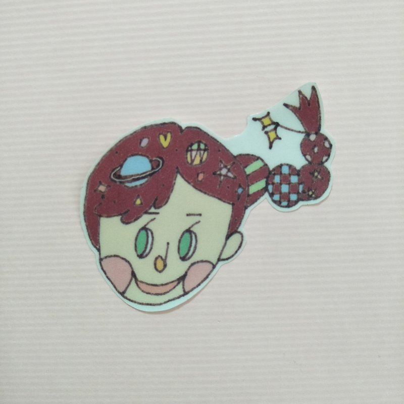 Small stickers. Galaxy Girl 4 - สติกเกอร์ - กระดาษ 