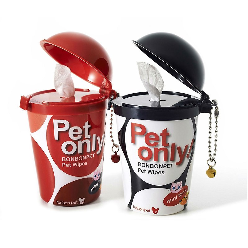 BONBONPET Pet dedicated to tear gland mini cans - ทำความสะอาด - วัสดุอื่นๆ สีแดง