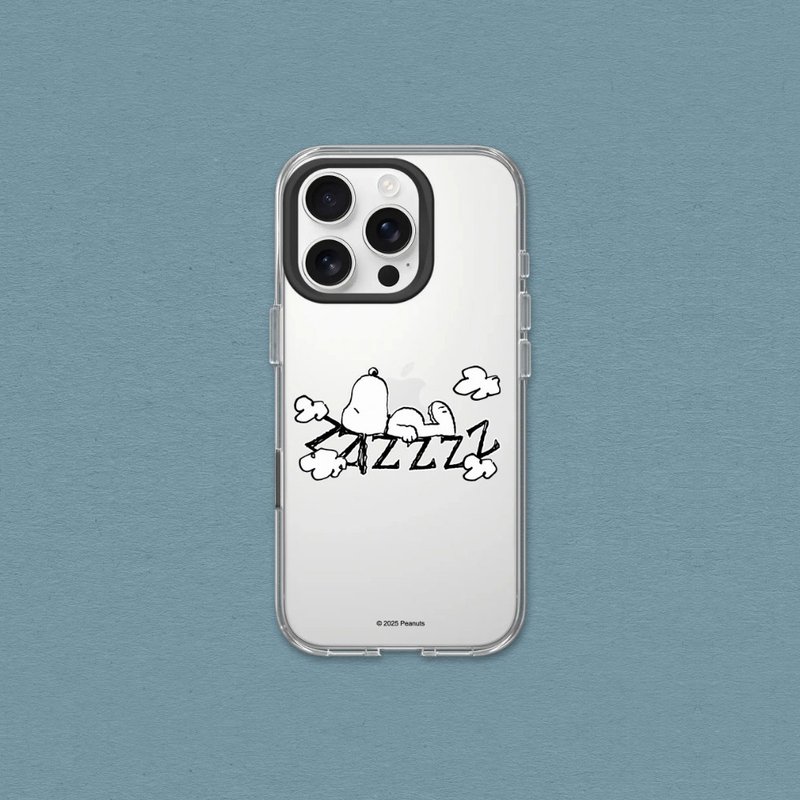 Clear透明防摔手機殼∣Snoopy史努比/雲朵上睡覺 for iPhone - 手機殼/手機套 - 塑膠 透明