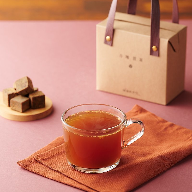 |Nuan Nuan Pure Handmade| Brown Sugar Ginger Tea Cube - Health Foods - Fresh Ingredients 