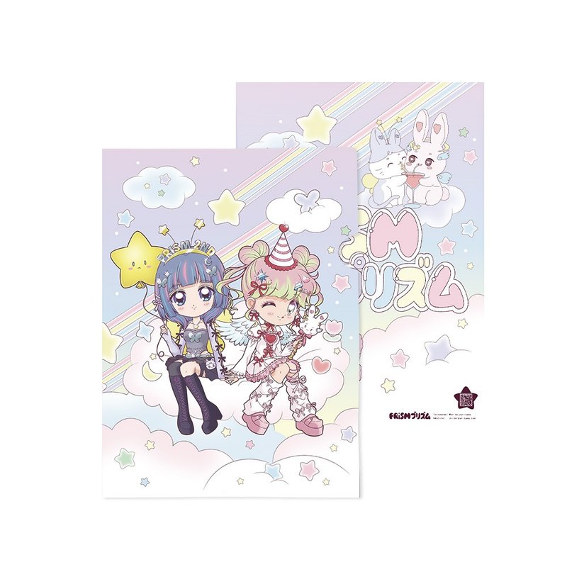 PRISM プリズム 2nd Anniversary - Piko and Diedie's birthday celebration A4 folder - แฟ้ม - พลาสติก สึชมพู