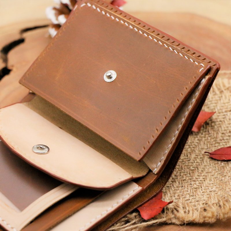 訂製 | 錢包 | 手工 | 皮革 | 情人節禮物 | 客製化禮物| DIY - 長短皮夾/錢包 - 真皮 多色