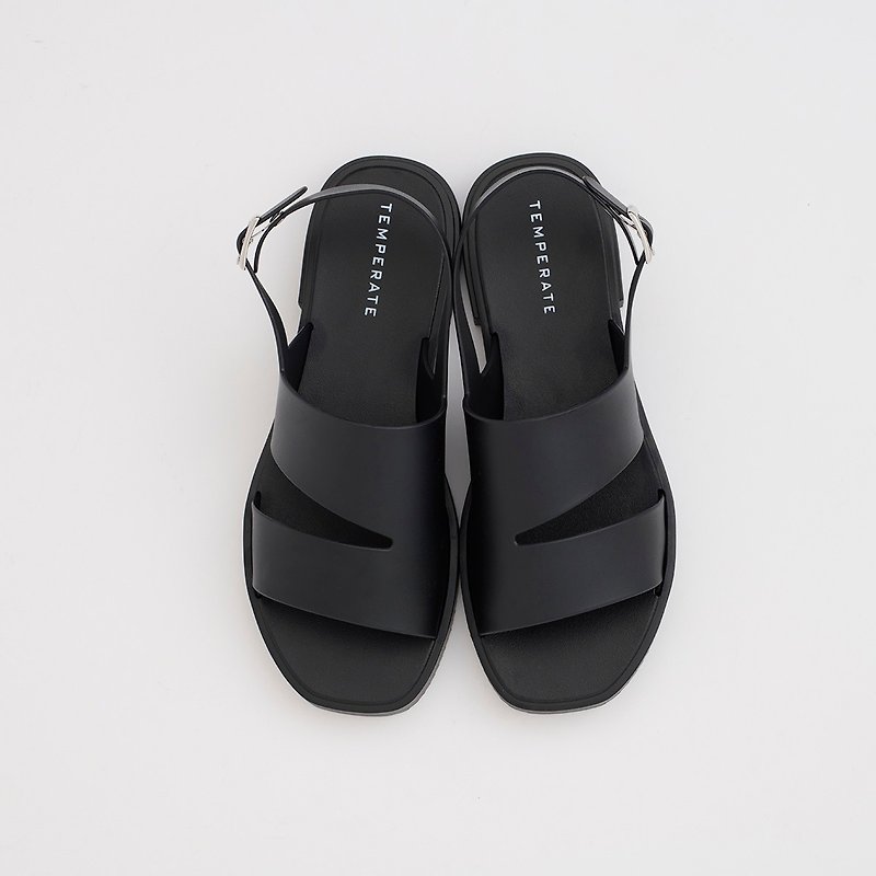 HOLS (BLACK)  PVC SANDALS サンダル - 雨靴/防水鞋 - 防水材質 黑色