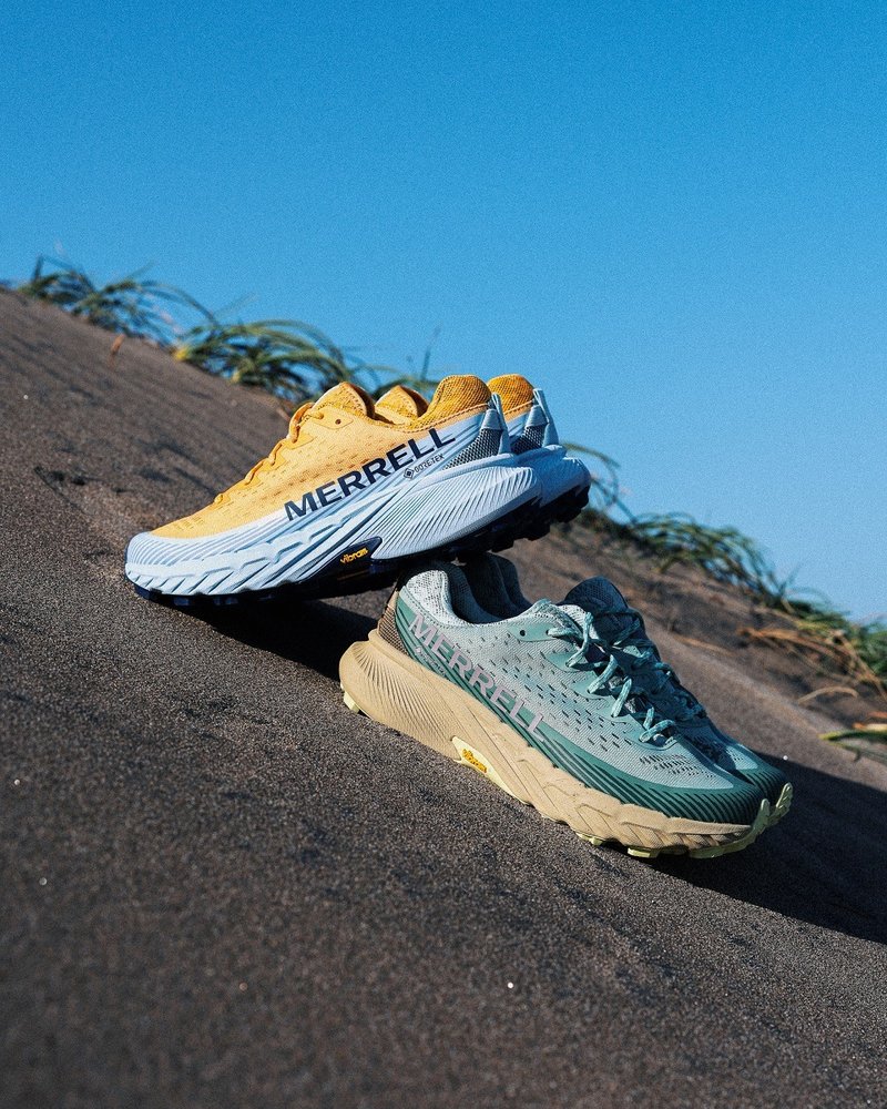 MERRELL AGILITY PEAK 5 GTX輕量戶外慢跑越野運動鞋 女鞋-亮黃色 - 女運動鞋/球鞋 - 防水材質 