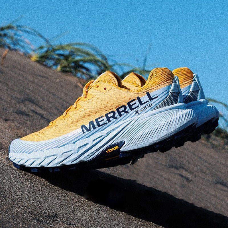 MERRELL AGILITY PEAK 5 GTX輕量戶外慢跑越野運動鞋 女鞋-亮黃色 - 女運動鞋/球鞋 - 防水材質 