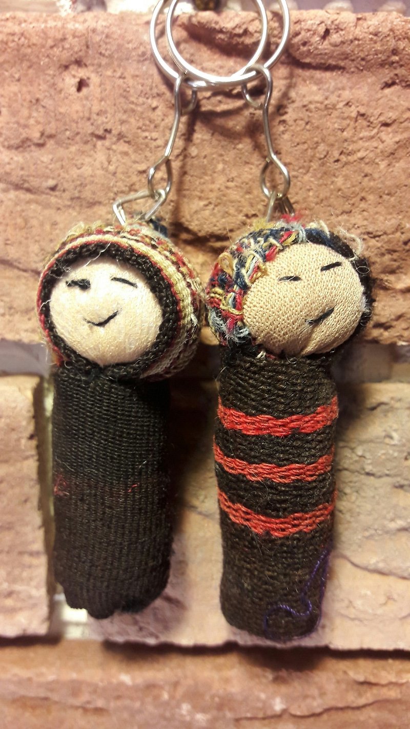 Lucky Twins 4-Multicolor - Keychains - Wool Multicolor