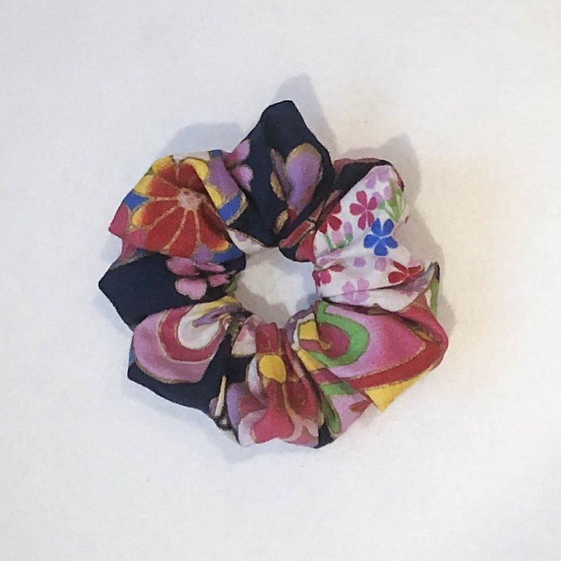 Hair tie-cherry blossom season - Hair Accessories - Cotton & Hemp Multicolor