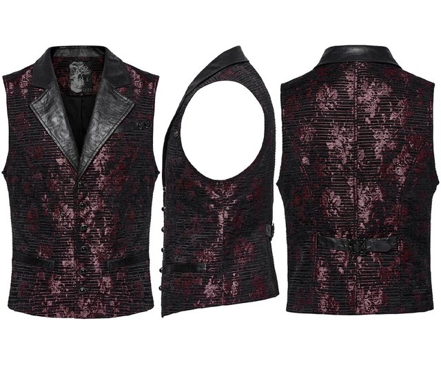 Gothic Messenger of Different Dimensions jade suit vest