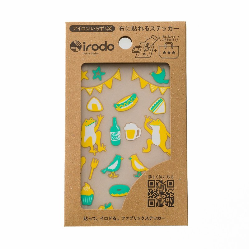 [irodo] Picnic YE,LIGN (non-iron transfer sticker for fabric) - Stickers - Other Materials Multicolor