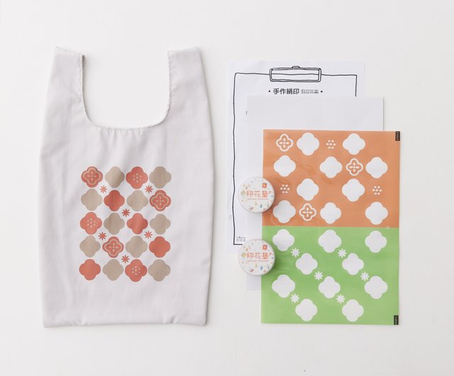 絹印圖案包-圓圓海棠- 設計館印花樂inBlooom 其他- Pinkoi