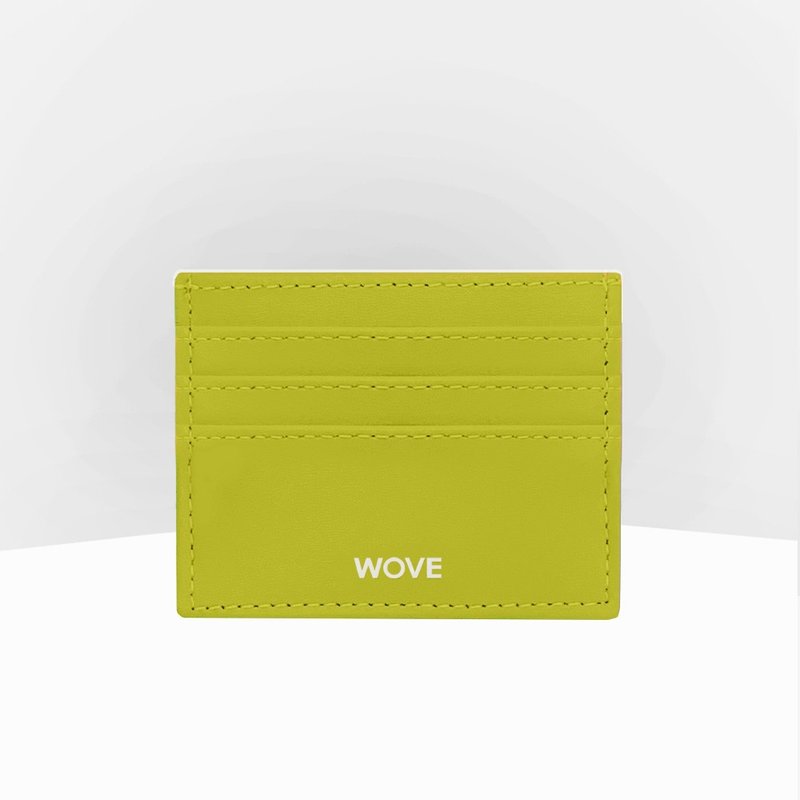 WOVE - Card Holder (Flat Texture) in Olive - 其他 - 人造皮革 綠色