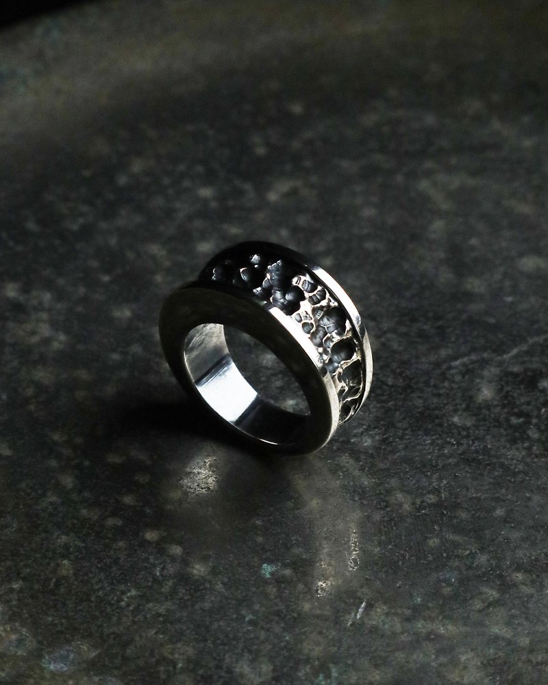 Broken Stone Series—O Sterling Silver Ring - General Rings - Silver 