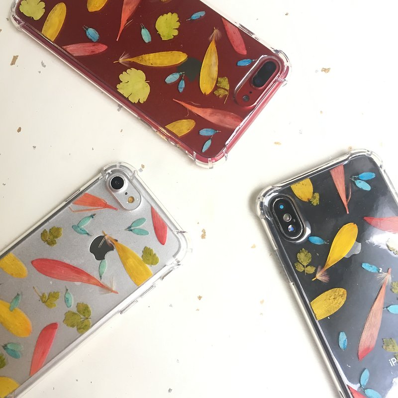 Bravery from Rainbow - pressed flower phone case - Phone Cases - Plants & Flowers Multicolor