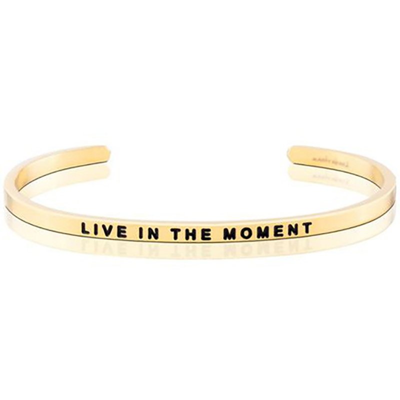 Mantraband - LIVE IN THE MOMENT 把握現在 - Bracelets - Other Metals Multicolor