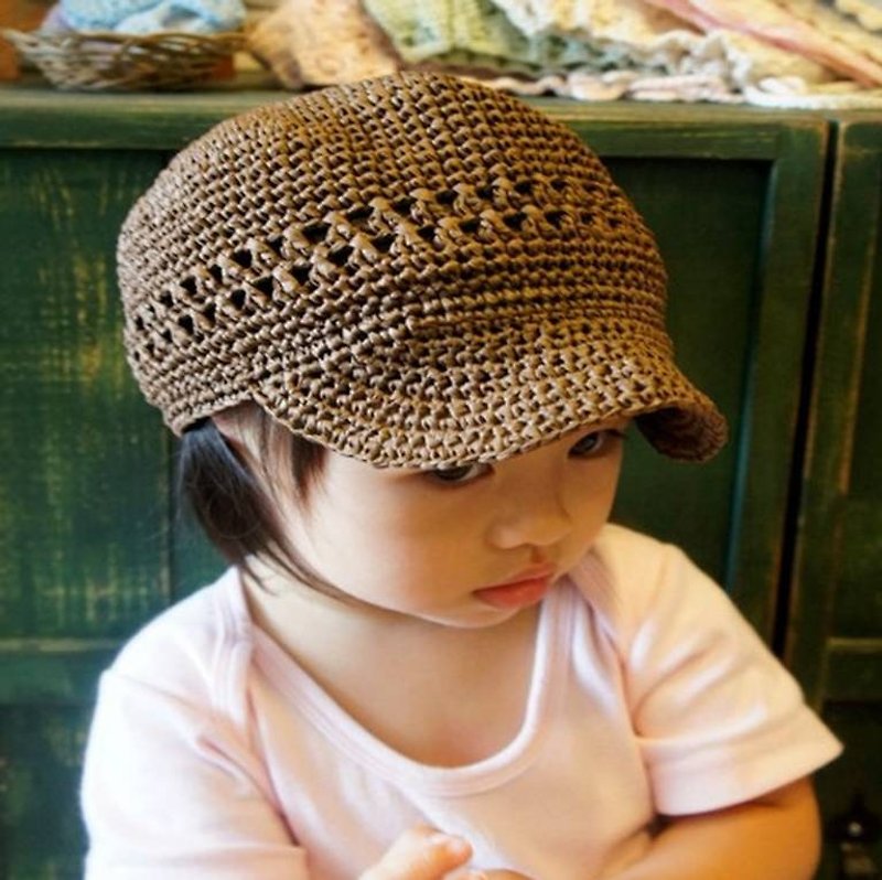 編組ワイヤ草ハンサム乗馬帽子/野球帽（手織り/大人モデル）〜 - 帽子 - その他の素材 