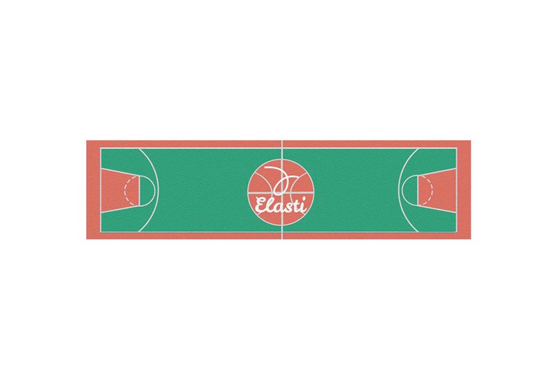 【ELASTI】時尚運動毛巾-灌籃高手 - 運動配件 - 聚酯纖維 綠色