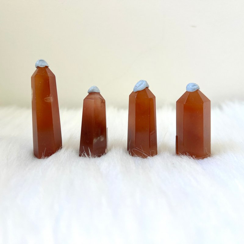 紅兔毛柱 | 水晶 | 水晶柱 | 水晶擺件 - 擺飾/家飾品 - 水晶 紅色