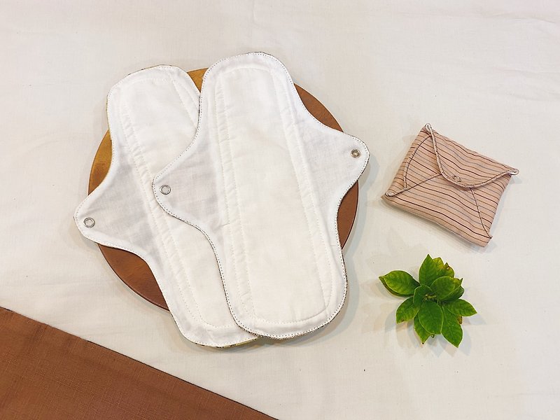 Cloth Sanitary Pad Wings 28cm Day/Night Cotton/Leakproof - Feminine Products - Cotton & Hemp 