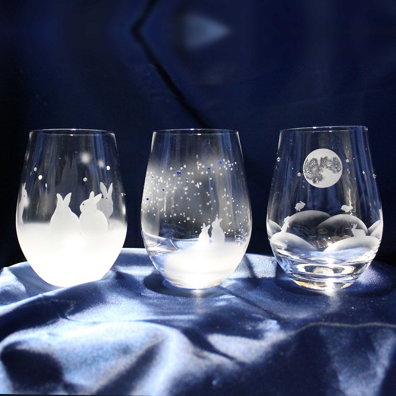 うさぎのグラス3点セット - グラス・コップ - ガラス 透明
