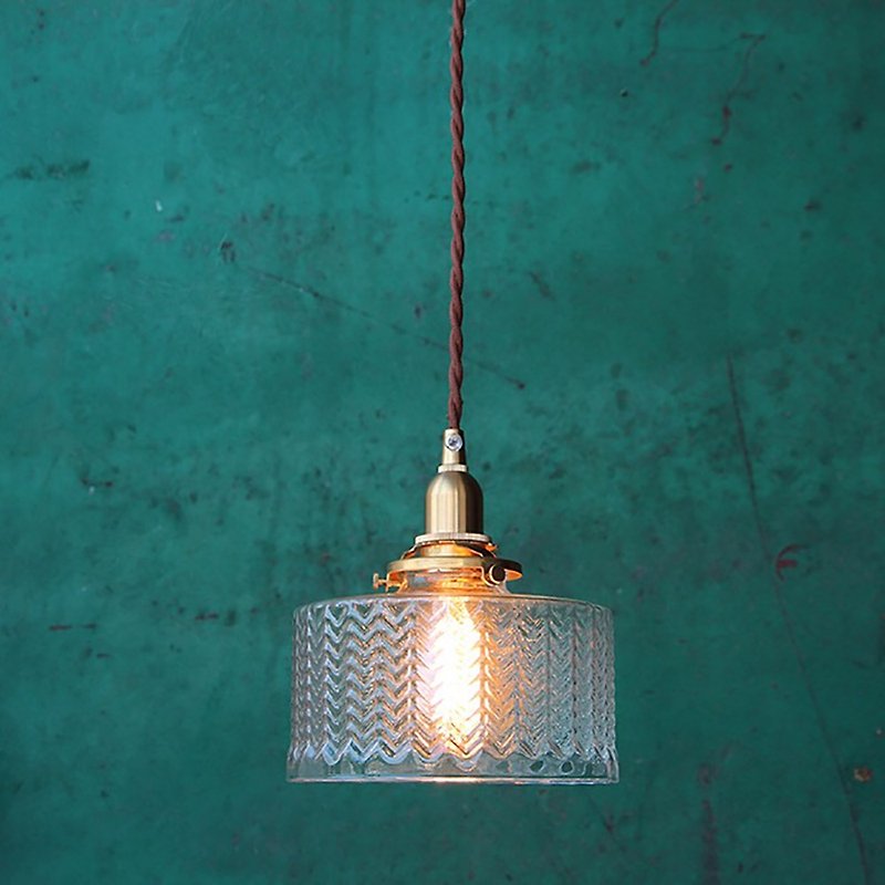 Retro ‧ Japanese style simple ‧ brass glass ‧ chandelier │ Good Form ‧ good shape - Lighting - Copper & Brass 