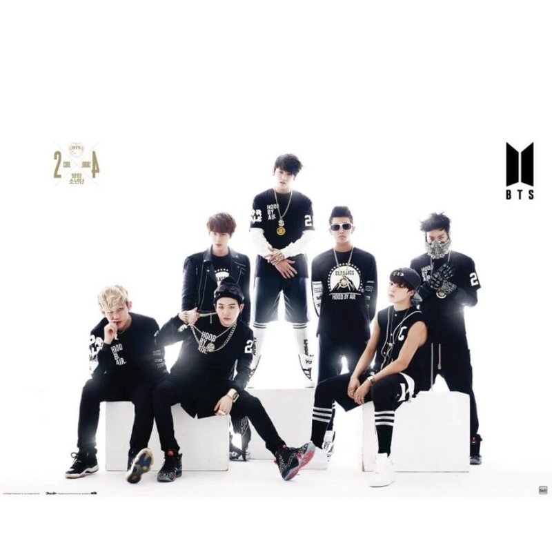 【BTS 防彈少年團】BORN SINGER 進口海報 - 海報/掛畫/掛布 - 紙 白色