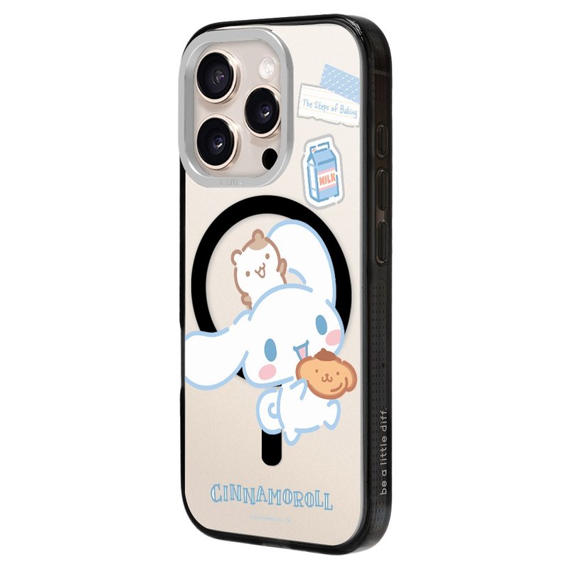 大耳狗布丁狗烘培坊 喜拿吃麵包 透黑框 iPhone 防摔手機殼 - 手機殼/手機套 - 環保材質 透明