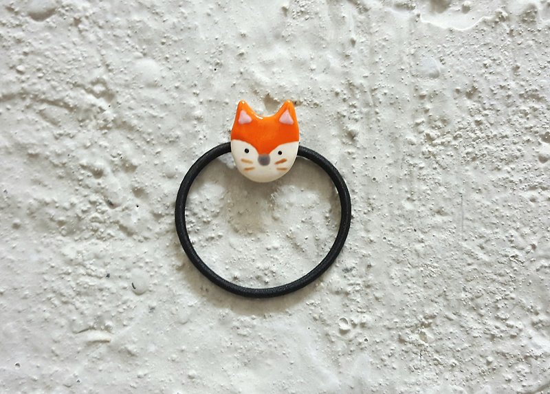 小狐狸 髮圈手環 - 髮飾 - 陶 橘色
