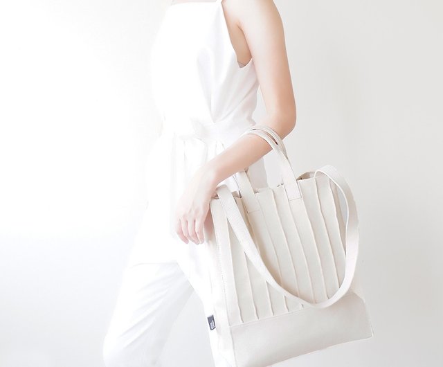 Bianca Pleated Tote Bag, HealthdesignShops