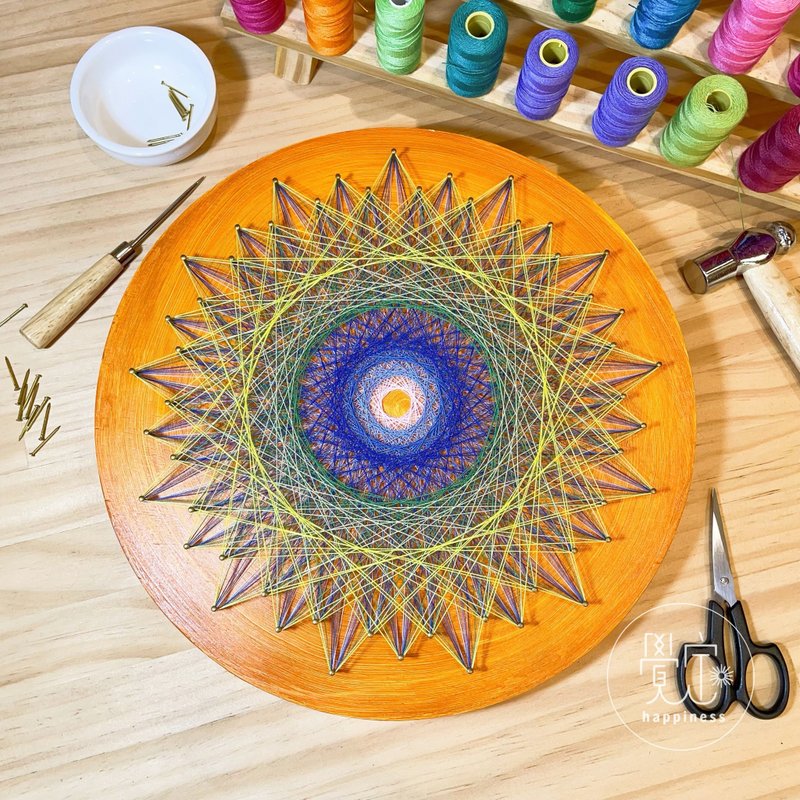 Stringart 藝術作品 - 擺飾/家飾品 - 其他材質 多色