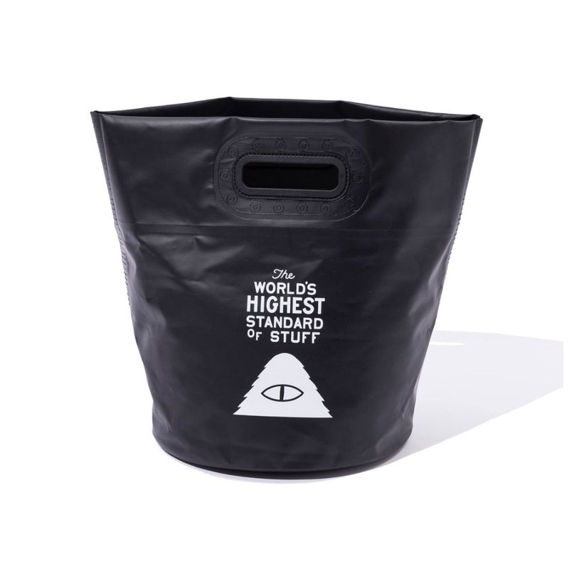 日本限定 POLER HIGH and DRY BAG 防水便攜包 / 簡易水桶 / 黑色 - 露營用品 - 其他材質 黑色