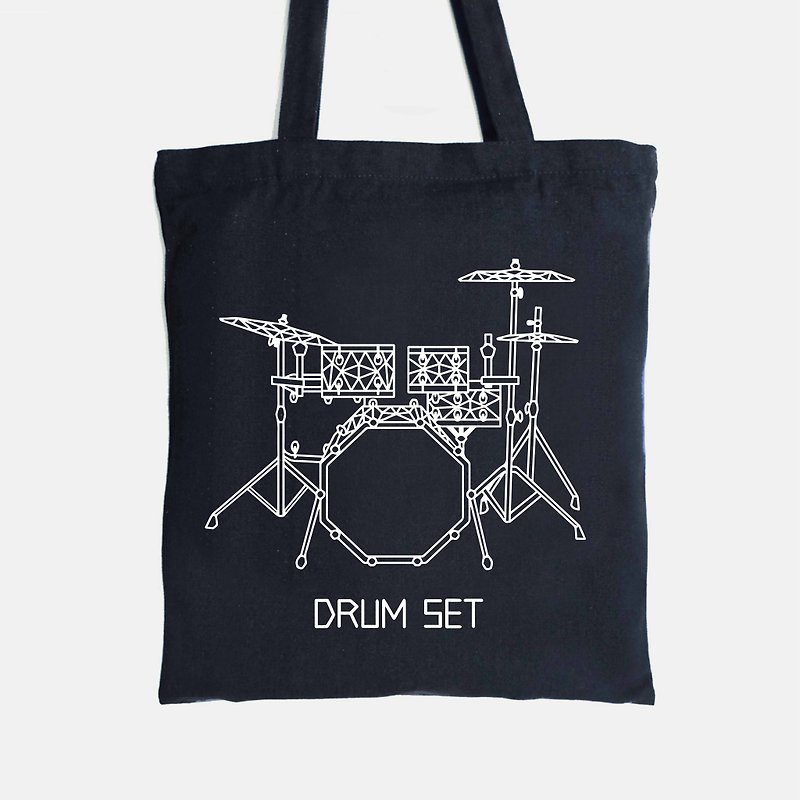 Instrument Bags-drum set - กระเป๋าถือ - ผ้าฝ้าย/ผ้าลินิน สีดำ