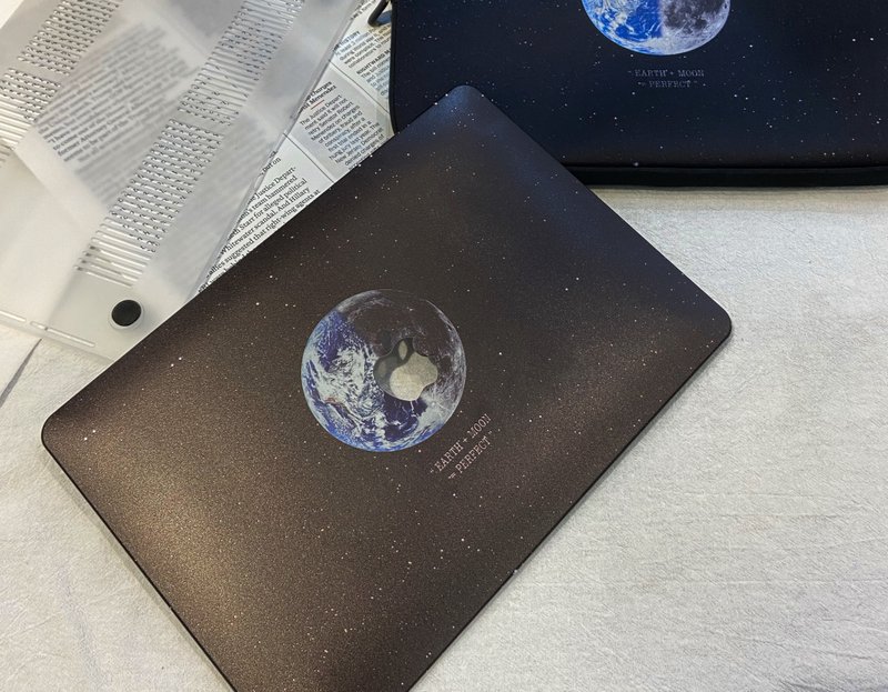 Moon and Earth Computer MacBook Case - Computer Accessories - Other Materials 