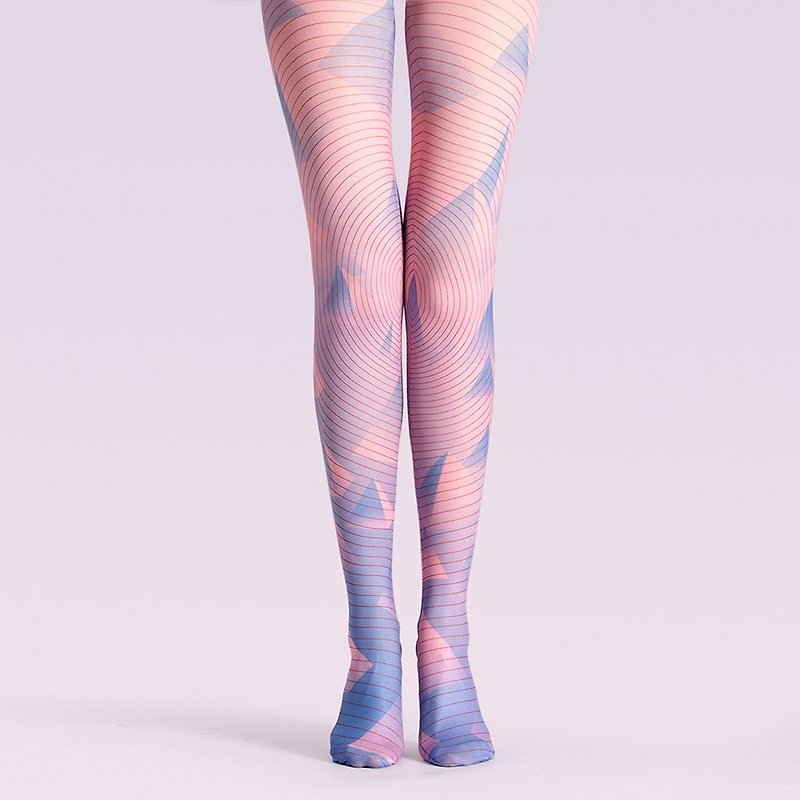 viken plan 設計師品牌 連褲襪 棉襪 創意絲襪 圖案絲襪 音丘 - 襪子 - 棉．麻 