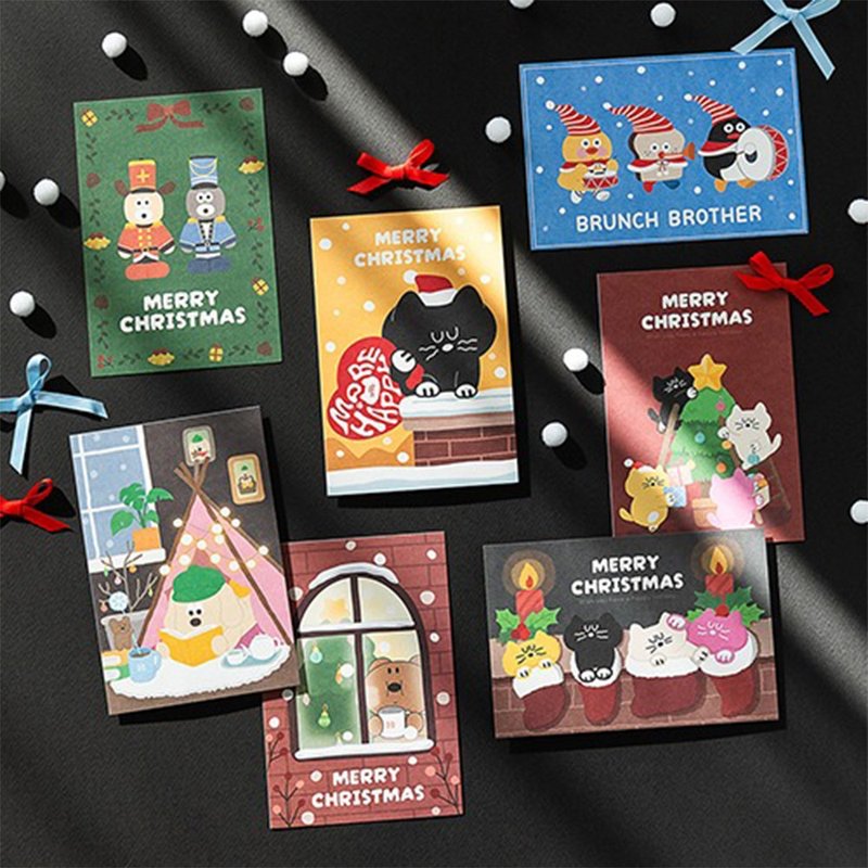 Romane Brunch Brother 2025 Christmas Postcard - การ์ด/โปสการ์ด - กระดาษ 