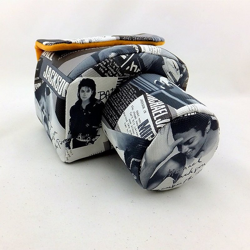 Camera bag personalized custom machine capacity can be embroidered name MJ Michael Jackson Limited Edition 002 - กระเป๋ากล้อง - หนังแท้ 