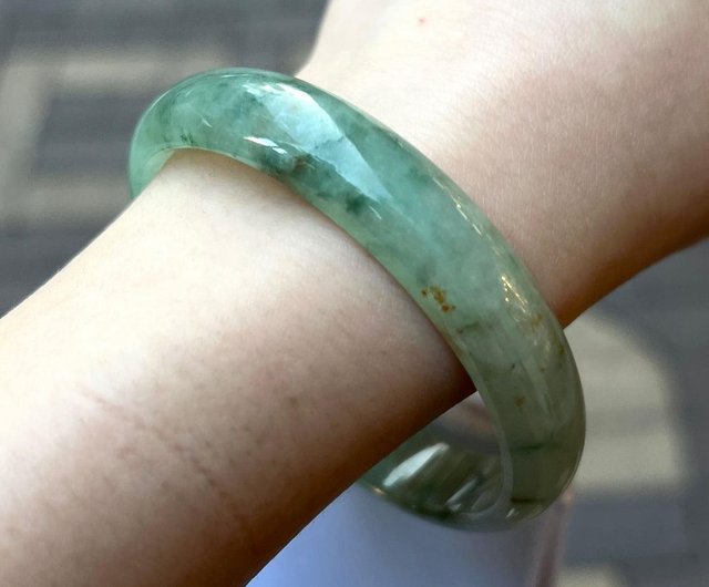 福呼ぶ翡翠バングル18k ブレスレットアンティーク