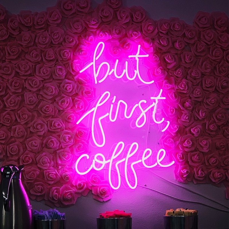 but first coffee咖啡霓虹燈LED發光字Neon Sign Logo - 燈具/燈飾 - 壓克力 透明