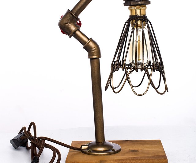 Steam Punk Industrial Vintage Style Table Desk Light With Dimmer Findjoy Lighting I Steam Punk Industrial Vintage Style, Steampunk Industrial Table Lamps