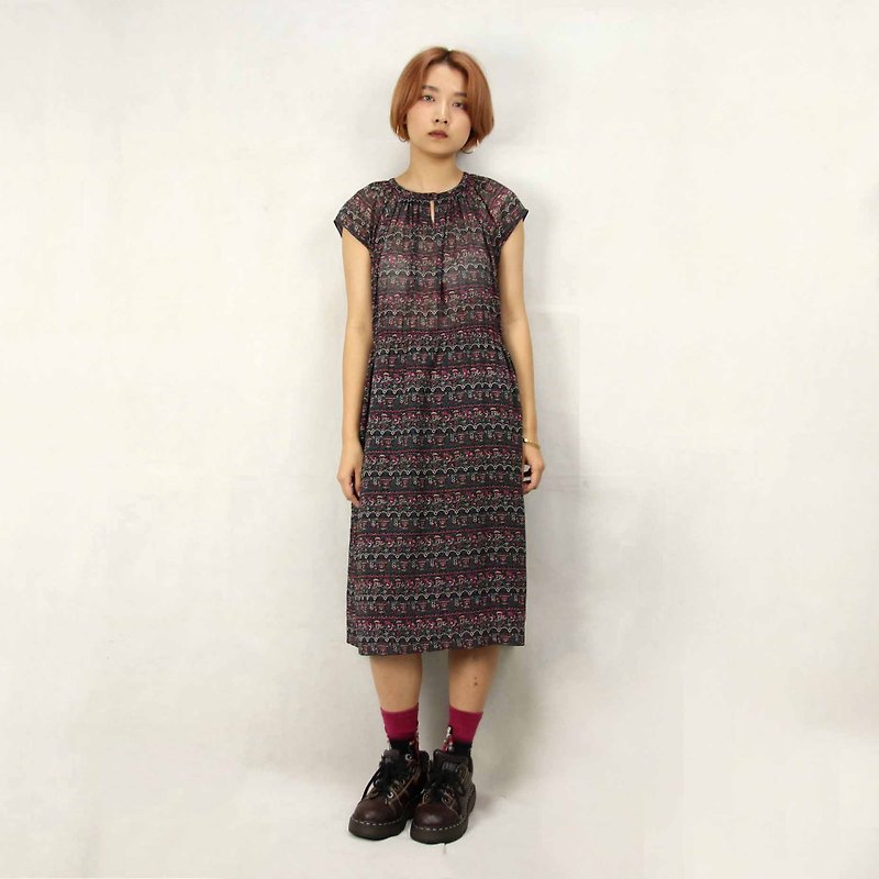 Tsubasa.Y Ancient House 003 Spring Vintage Dress, Dress Skirt - ชุดเดรส - วัสดุอื่นๆ 