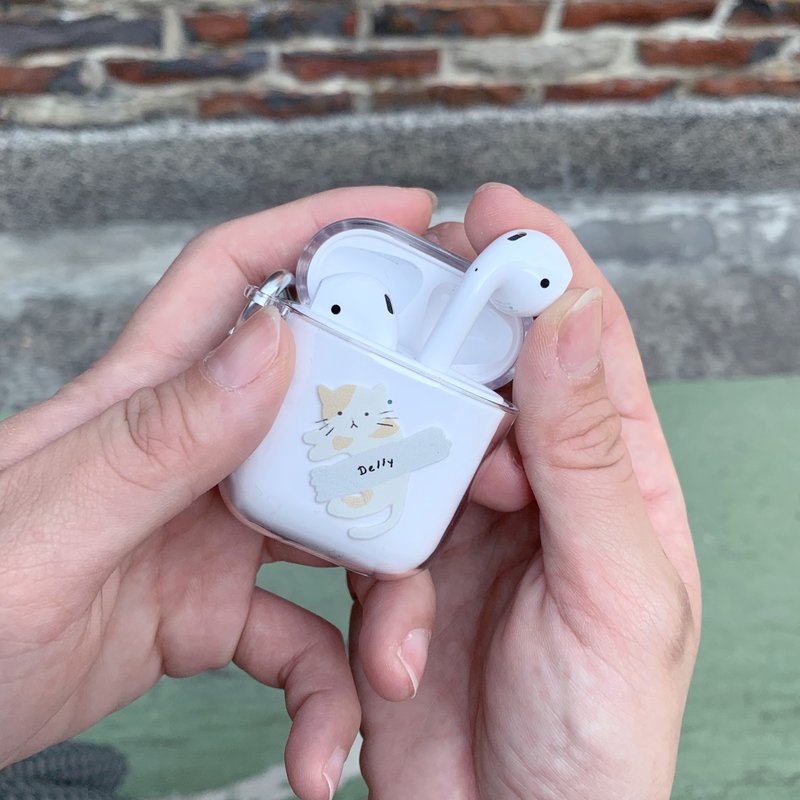 Airpods protective case | Art cream earphone case customized gift - Headphones & Earbuds Storage - Other Materials 